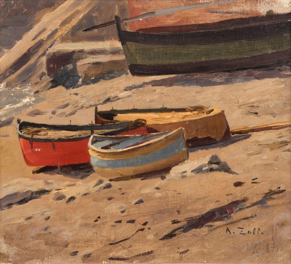 Barche da pesca, 1887